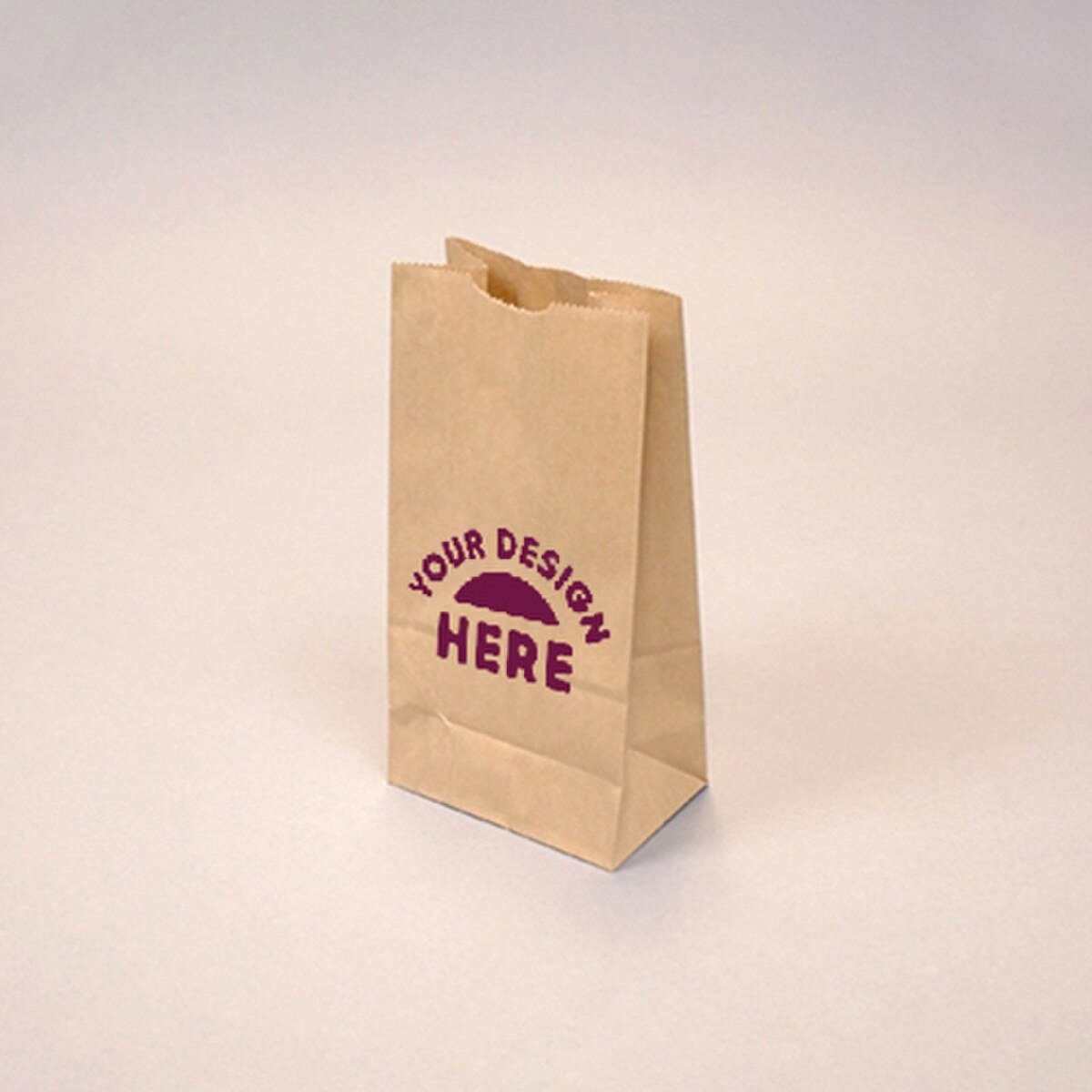 Custom-Printed Natural Kraft 4-lb G